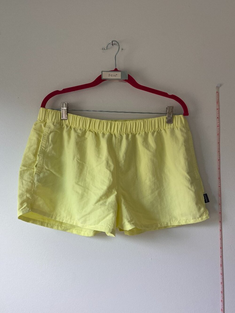 Patagonia Yellow Baggies Shorts Size XL WORN ONCE